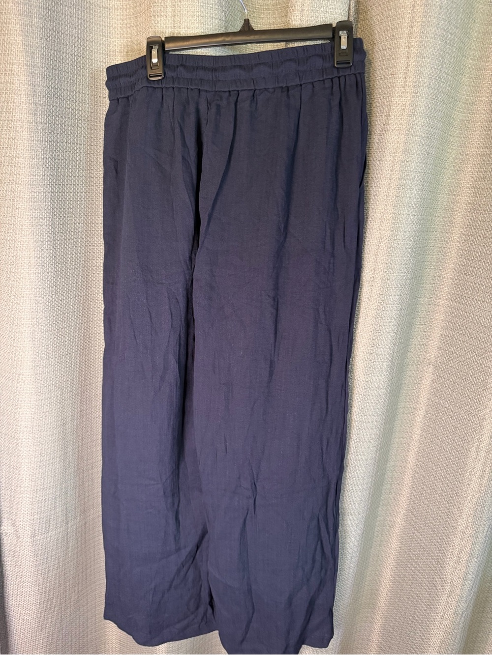 HALARA Navy Wide-Leg Drawstring Pants - Picture 5 of 6